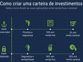 Carteira de investimentos: quanto vai para renda fixa e variável?