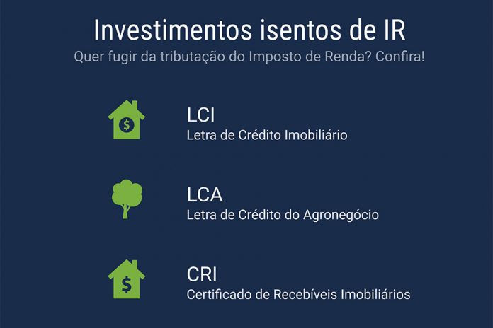 5 investimentos isentos de IR
